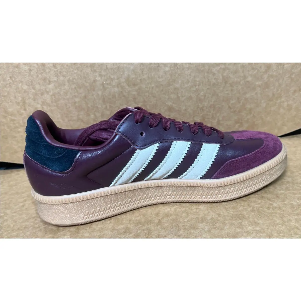 Adidas shoes - adidas Samba - Samba - Maroon/Wonder Beige/Gum-red (UPC: 0197614757854) 3