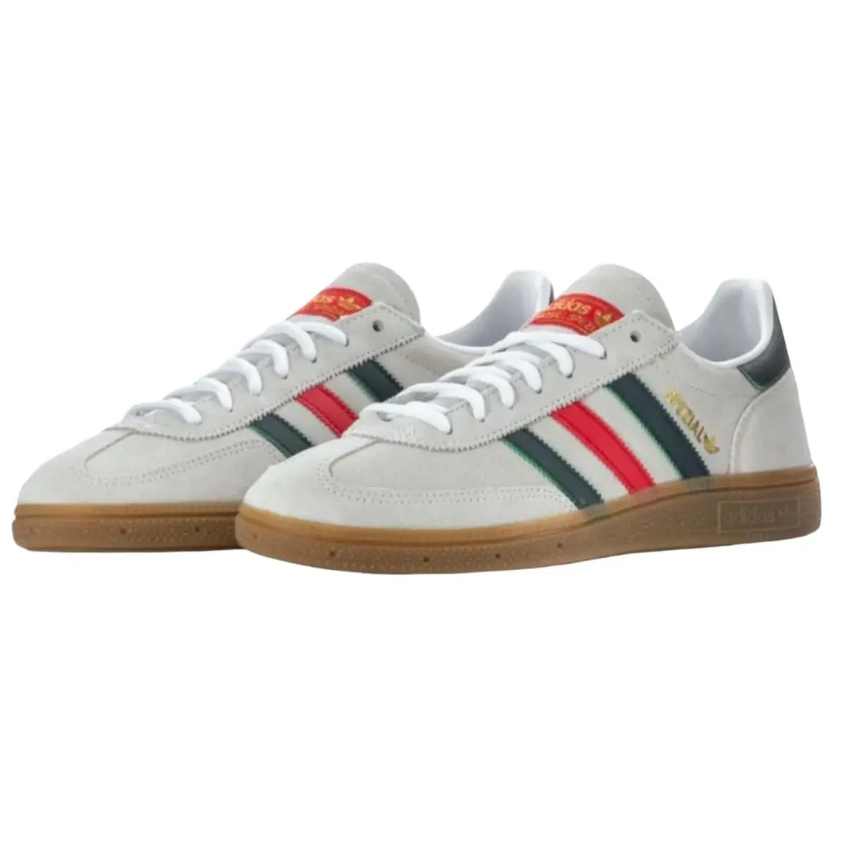 Adidas shoes - adidas Originals Handball Spezial - Originals Handball Spezial - HP3674 - Cloud White/Aurora Ivy/Better Scarlet 1