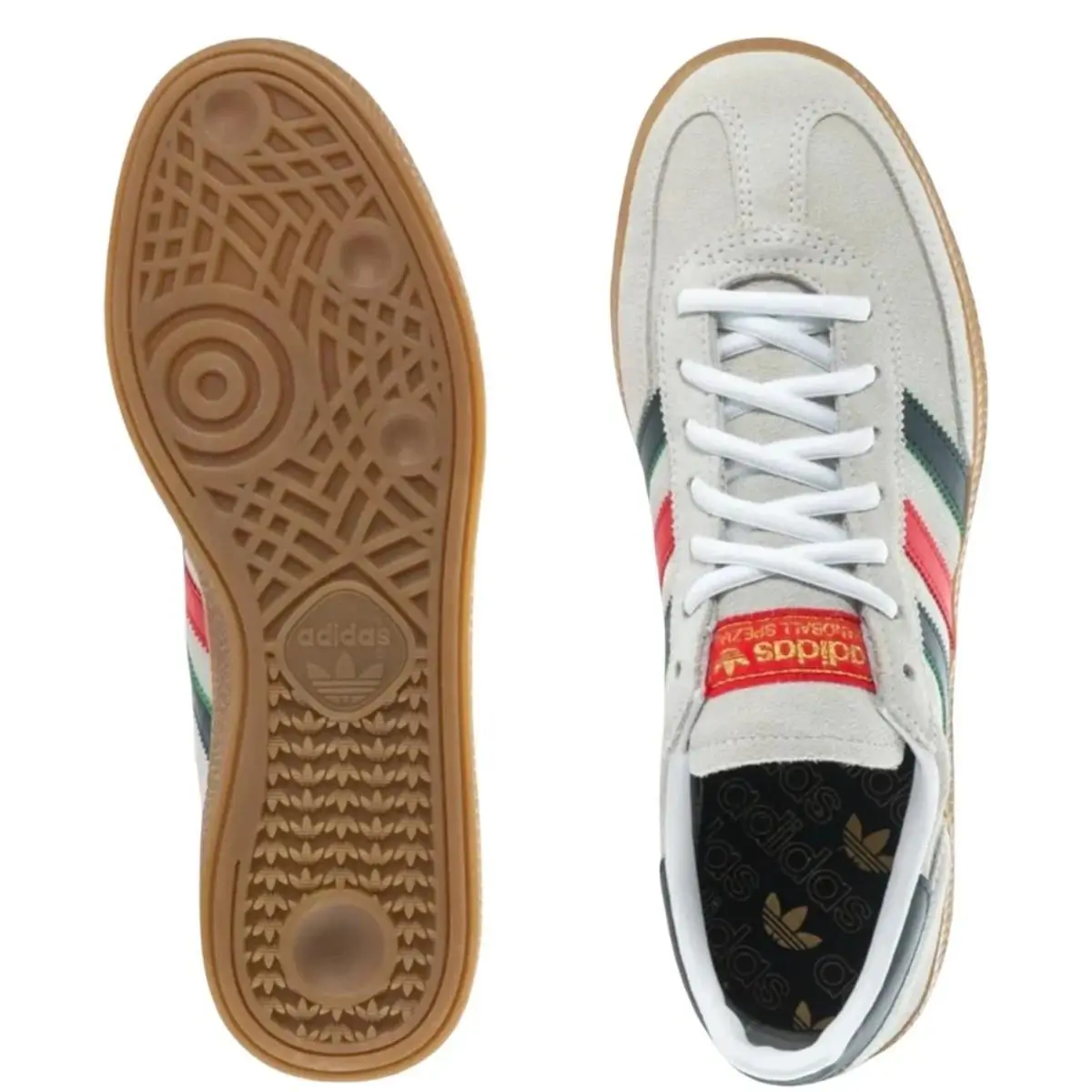 Adidas shoes - adidas Originals Handball Spezial - Originals Handball Spezial - HP3674 - Cloud White/Aurora Ivy/Better Scarlet 4