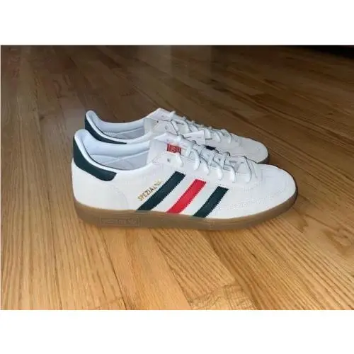 Adidas shoes - adidas Originals Handball Spezial - Originals Handball Spezial - HP3674 - Cloud White/Aurora Ivy/Better Scarlet 7