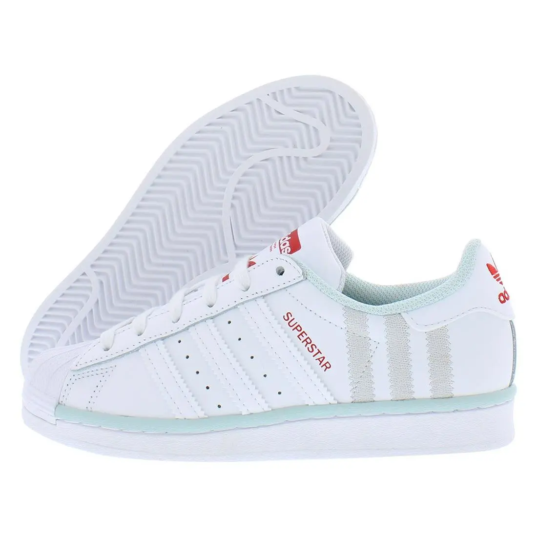 Adidas Superstar GS Boys Shoes Size 6.5 Color: Cloud White/cloud White/almost