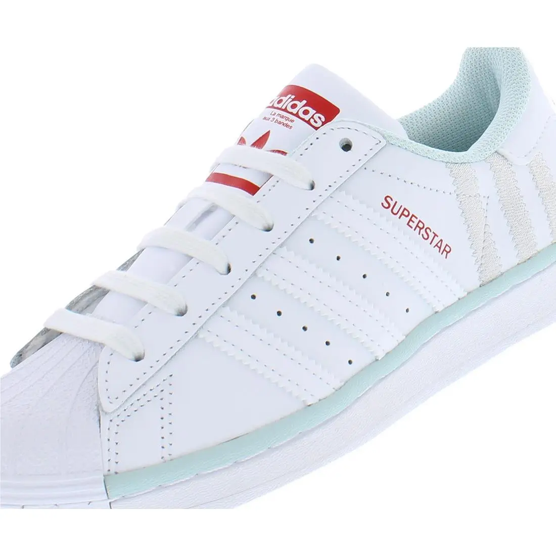 Adidas shoes - FZ6254 - FZ6254 - Cloud White/Cloud White/Almost Blue, Main: White (UPC: 195746396217) 0