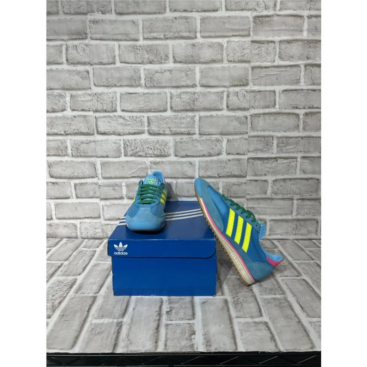 Adidas SL 72 OG Men’s Sky Rush/solar Yellow Sneakers JI0196 Sz 6.5