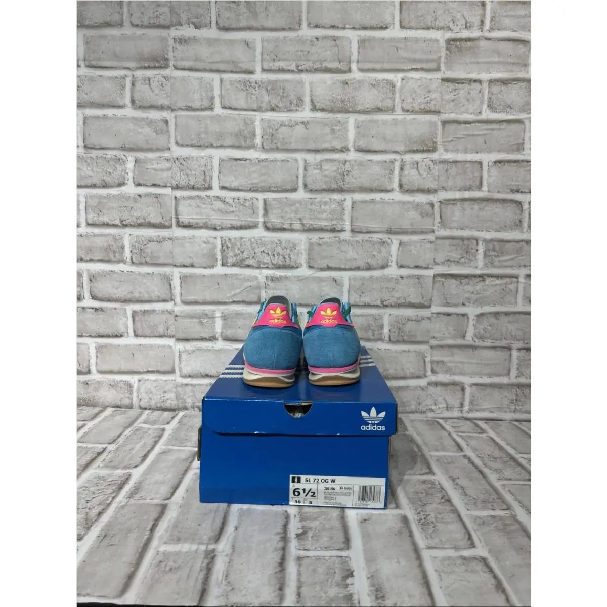 Adidas shoes - Adidas SL 72 OG W - JI0196 - Sky Blue / Yellow / Pink 0