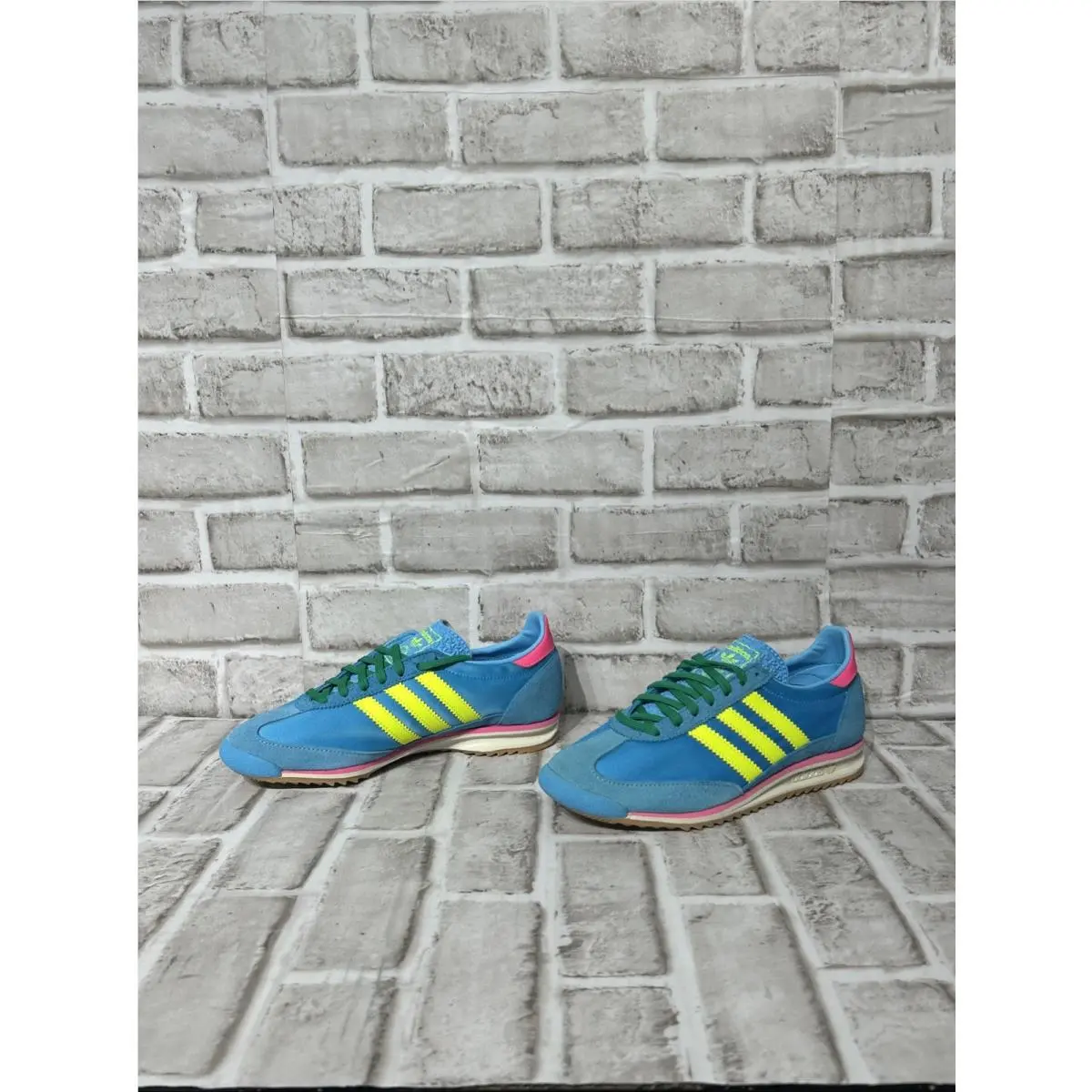 Adidas shoes - Adidas SL 72 OG W - JI0196 - Sky Blue / Yellow / Pink 2