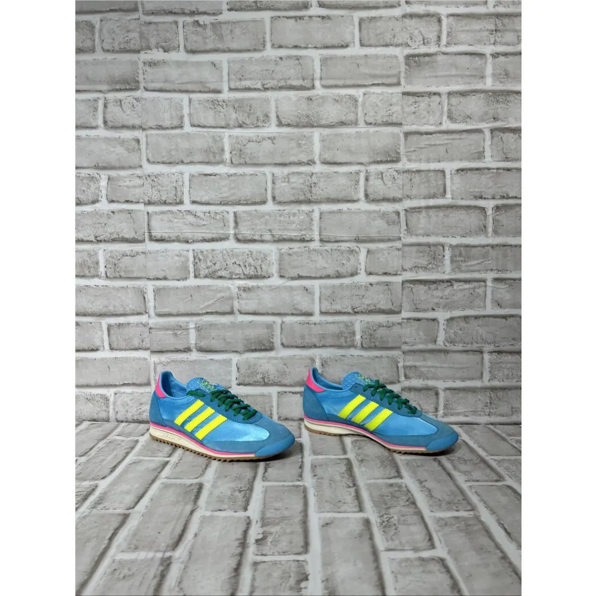 Adidas shoes - Adidas SL 72 OG W - JI0196 - Sky Blue / Yellow / Pink 3