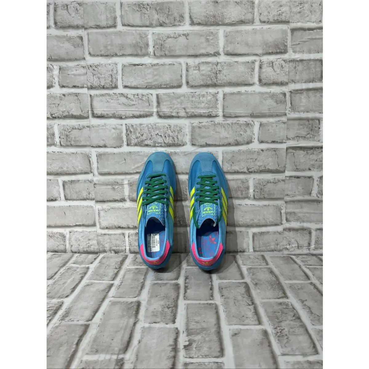 Adidas shoes - Adidas SL 72 OG W - JI0196 - Sky Blue / Yellow / Pink 5