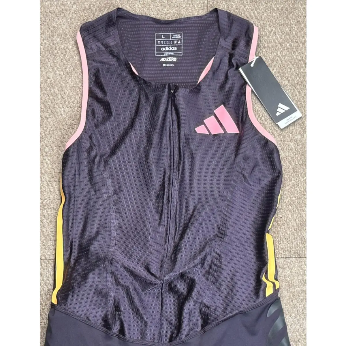 Adidas clothing - Adidas Adizero Promo Rheon Running Carrera Sleeve Suit - Multicolor 0