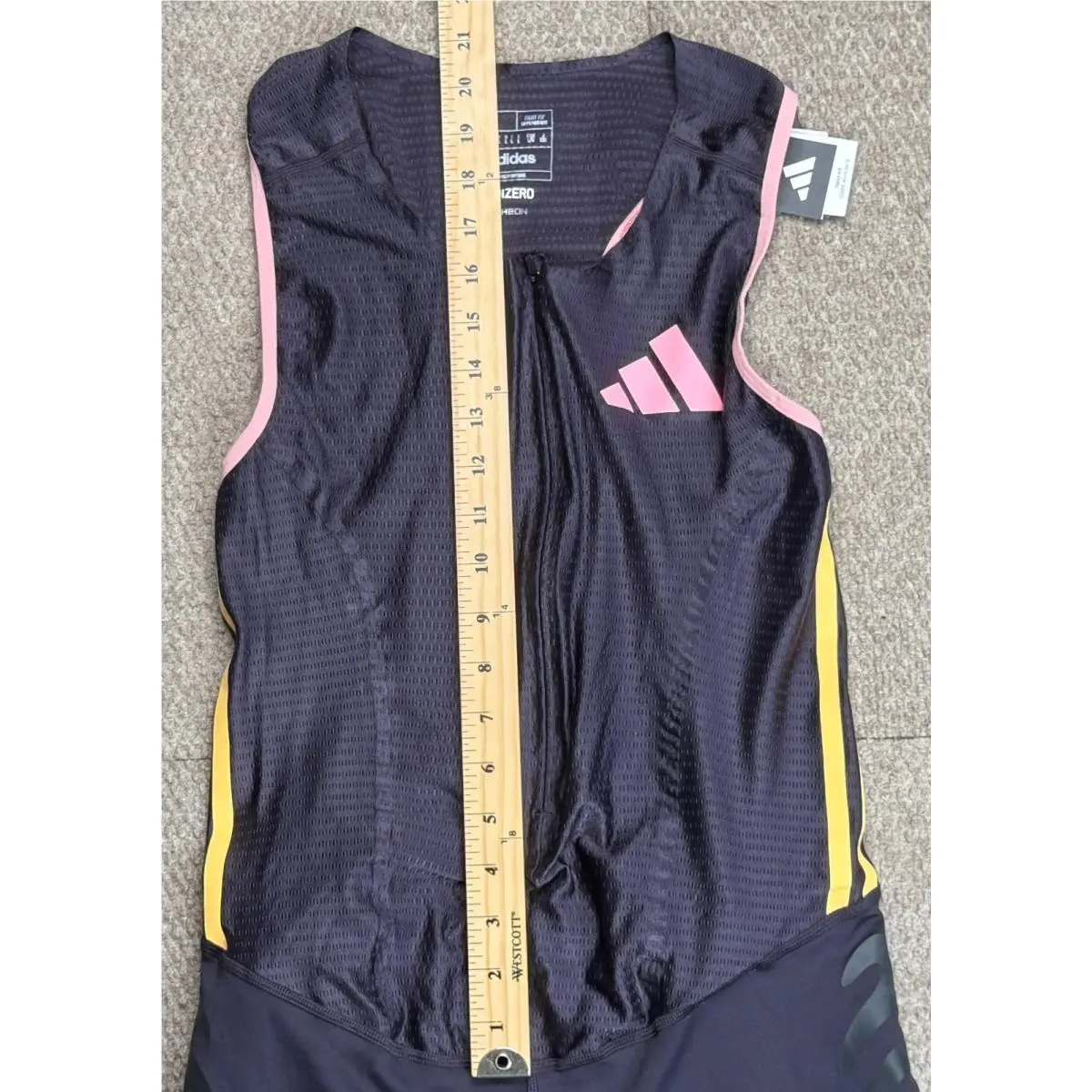 Adidas clothing - Adidas Adizero Promo Rheon Running Carrera Sleeve Suit - Multicolor 7