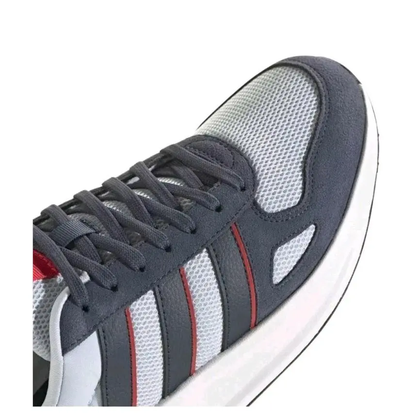 Adidas Run 84 Sneaker-size 12-Light Blue-dark Blue-red