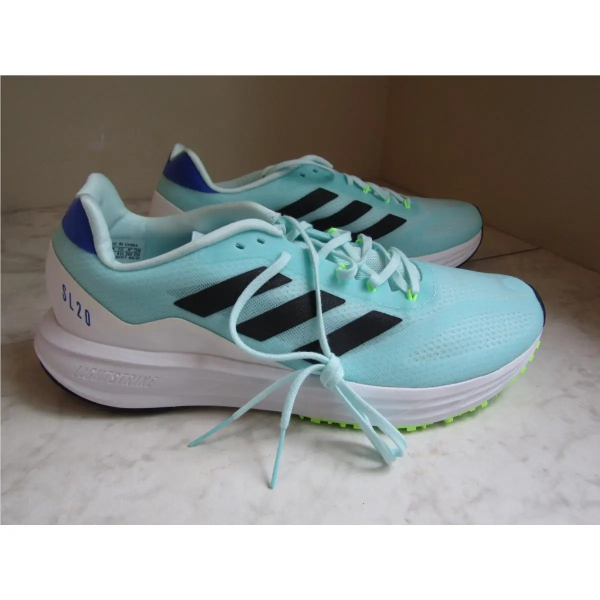 Adidas Halmin Course A Ped Running Shoe Mint Green Women`s SZ 9 EU 41 UK 7.5
