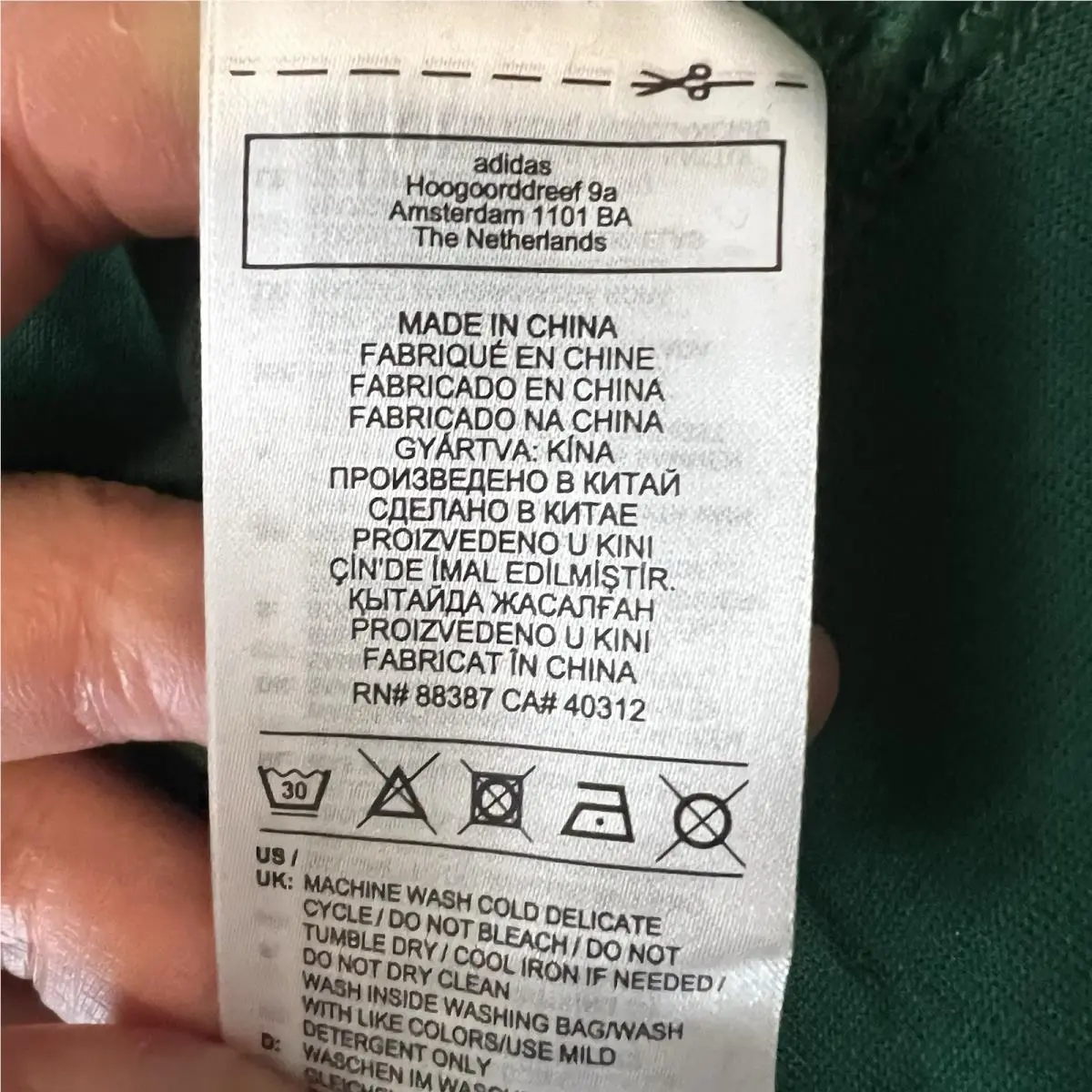 Adidas clothing - GT9086 - GT9086 - Green 5