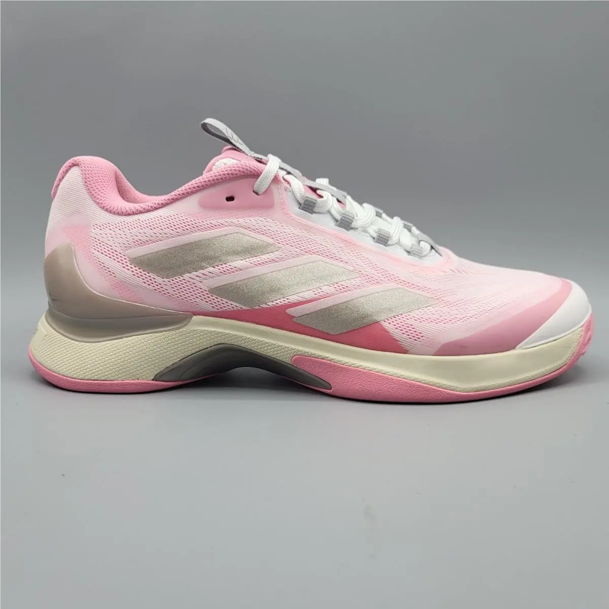 Adidas Avacourt 2 Tennis Women`s Size 9 Pink White Athletic Shoes IH0510