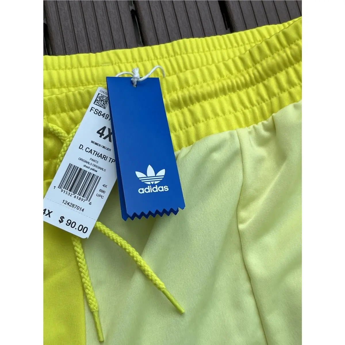 Adidas clothing - FS6496 - FS6496 - Yellow 1