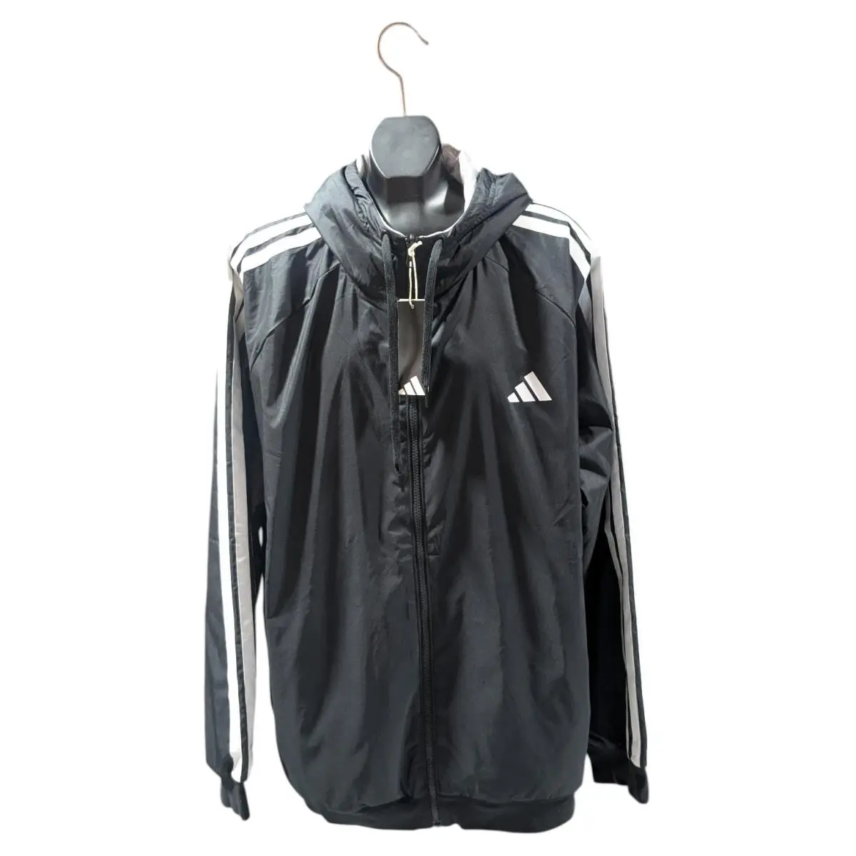 Adidas Men`s Balance Reversible Hooded Jacket - Black/white - 2XL - KA4882