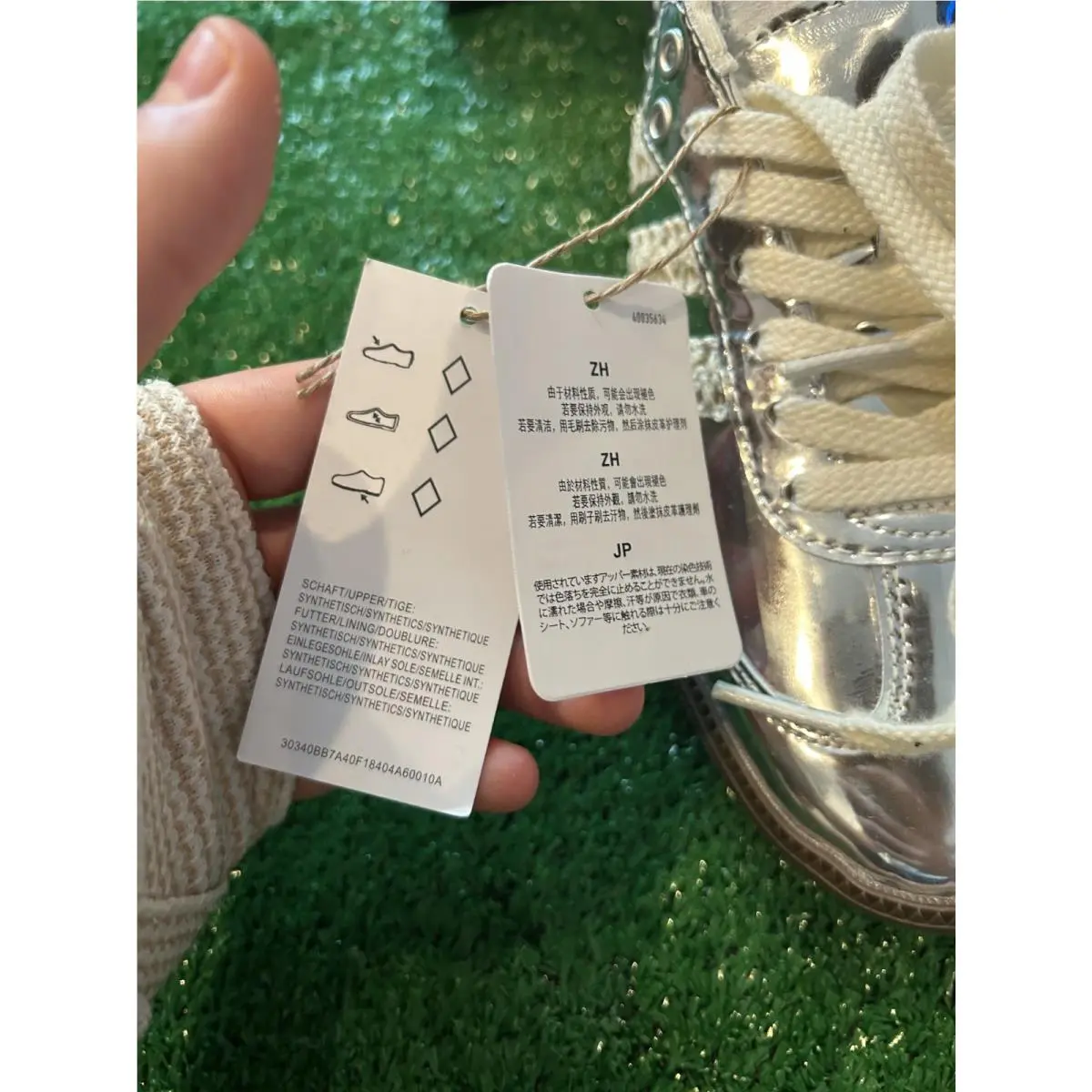 Adidas shoes - Wales Bonner Samba Silver Metallic IG8181 - Silver 6