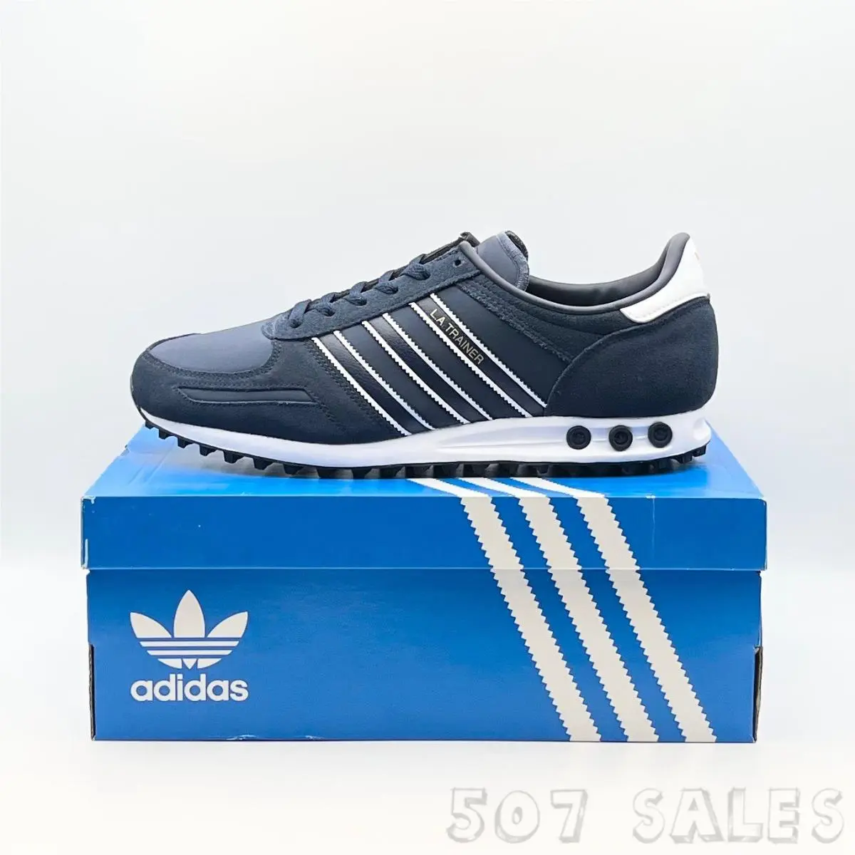 Adidas shoes - adidas LA Trainer - Trainer - IF4905 - Blue (UPC: 4066751537314) 7
