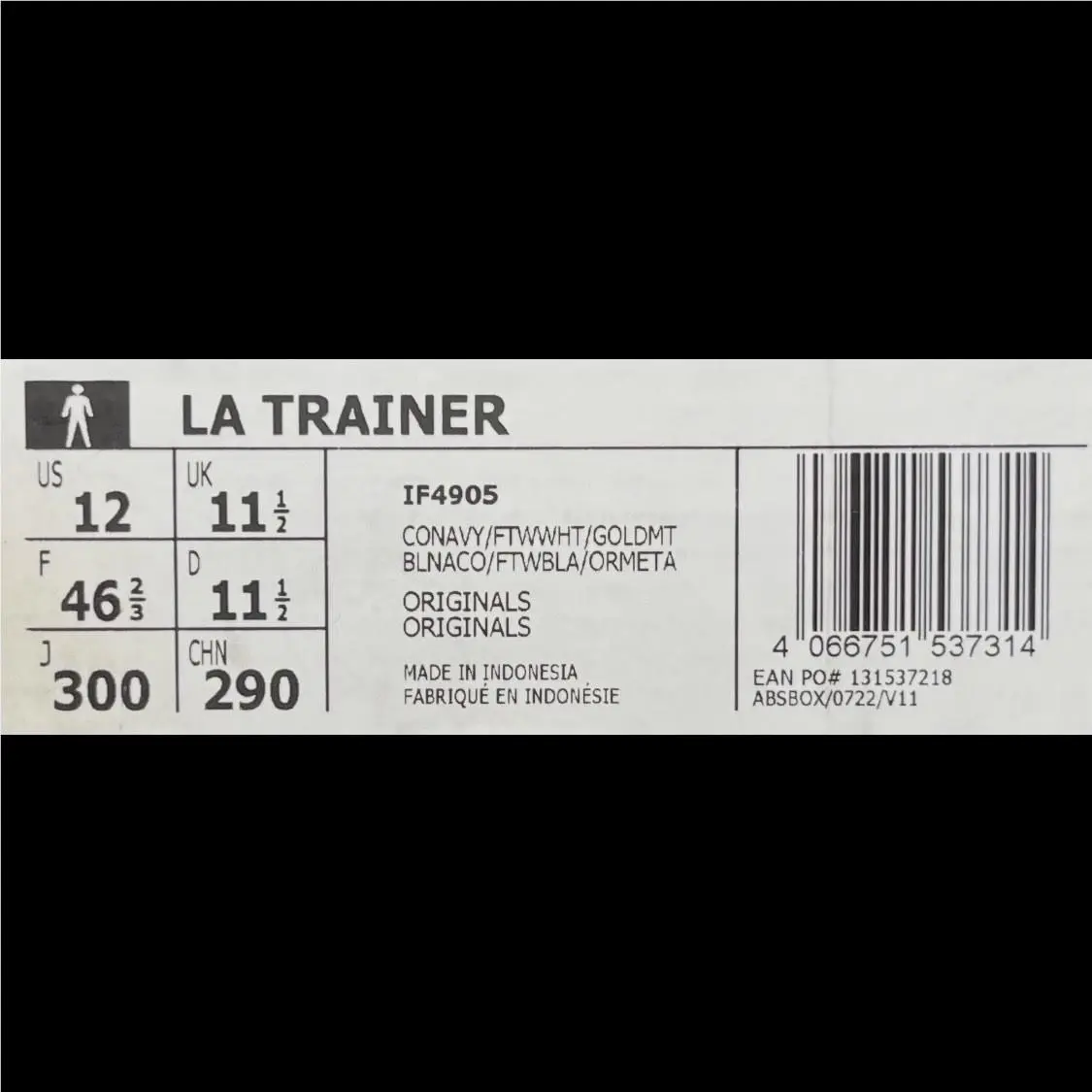 Adidas shoes - adidas LA Trainer - Trainer - IF4905 - Blue (UPC: 4066751537314) 8
