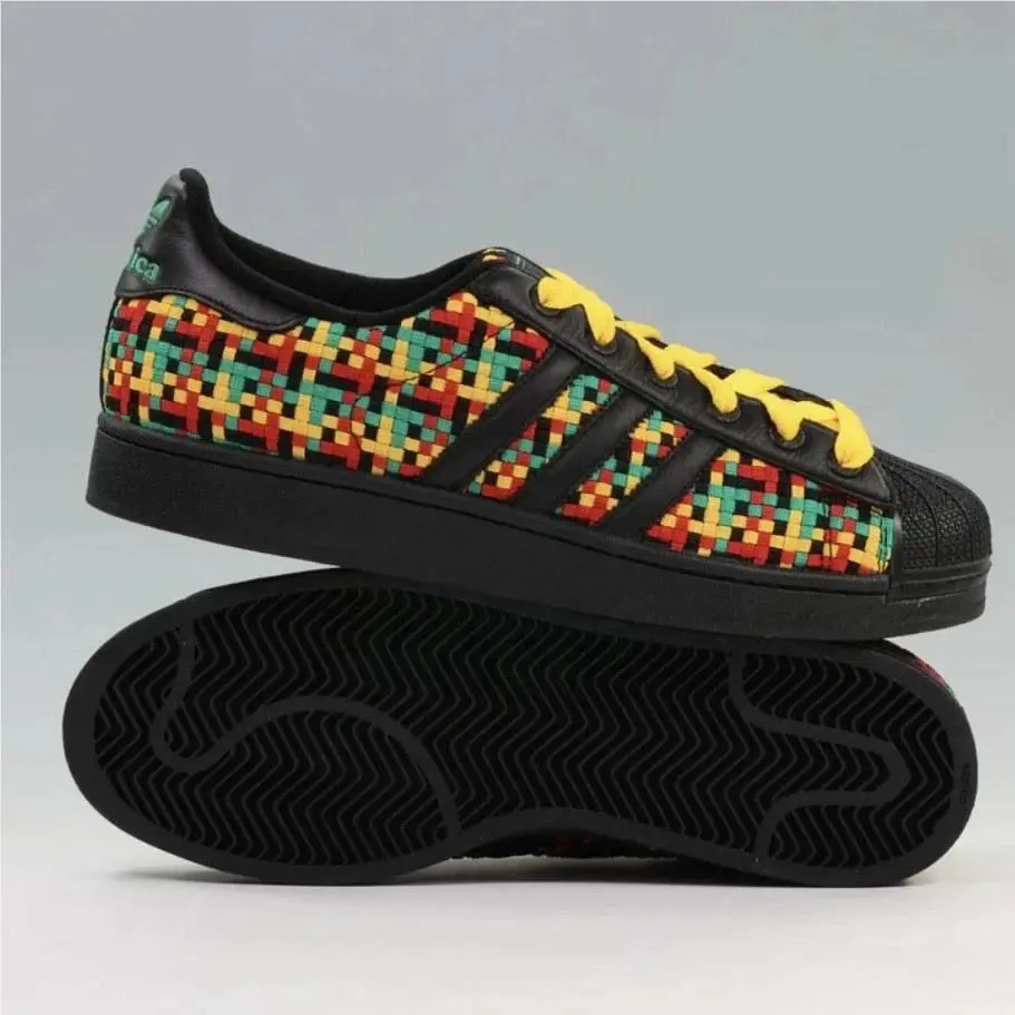 Adidas shoes - Adidas Superstar II Jamacia Bob Marley - IH9785 - Black 0