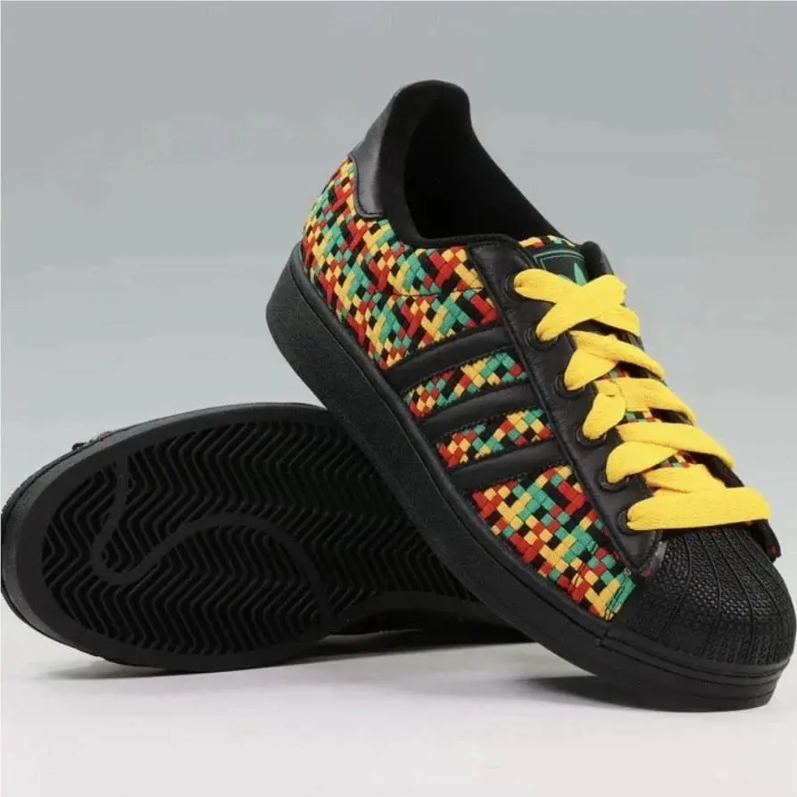 Adidas shoes - Adidas Superstar II Jamacia Bob Marley - IH9785 - Black 2