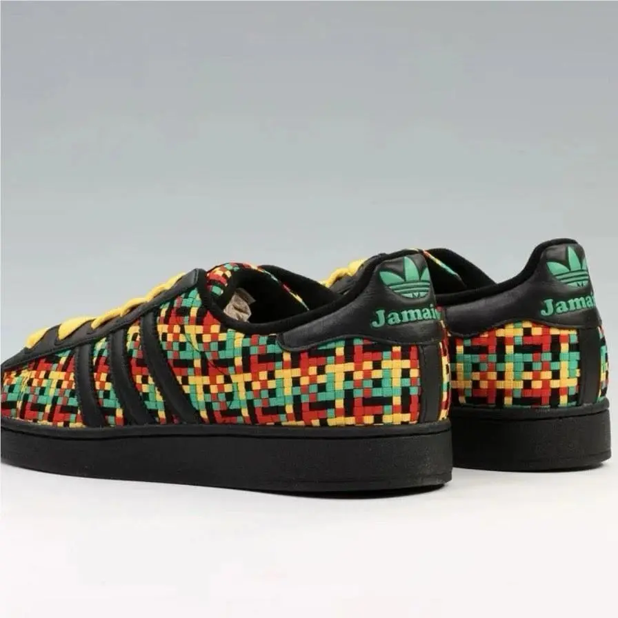 Adidas shoes - Adidas Superstar II Jamacia Bob Marley - IH9785 - Black 3