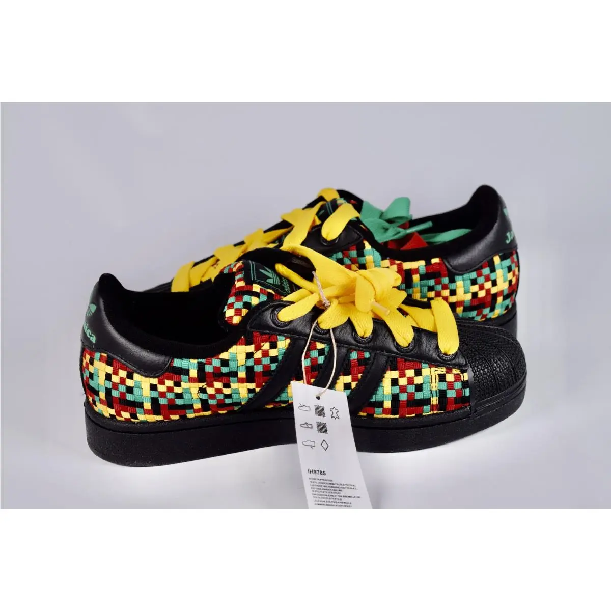 Adidas shoes - Adidas Superstar II Jamacia Bob Marley - IH9785 - Black 3