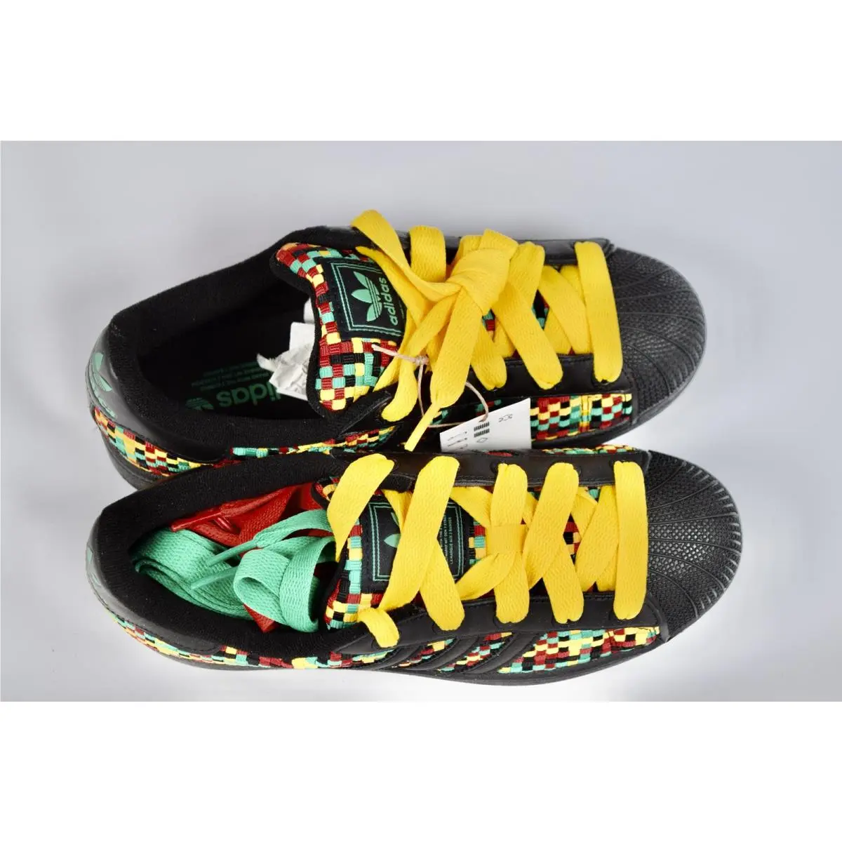 Adidas shoes - Adidas Superstar II Jamacia Bob Marley - IH9785 - Black 7