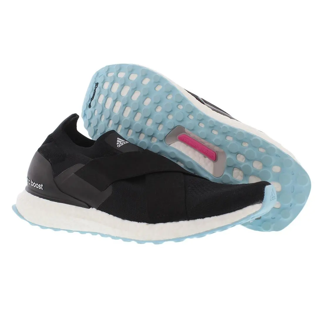 Adidas Ultraboost Slip On Womens Shoes Size 6 Color: Core Black/white/hazy Sky