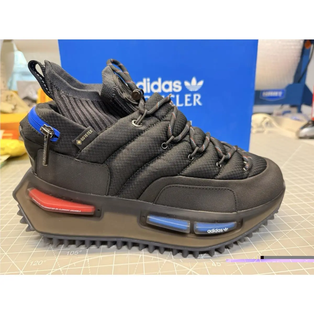 Adidas shoes - adidas Moncler x NMD_S1 GORE-TEX - IG3027 - Black 3