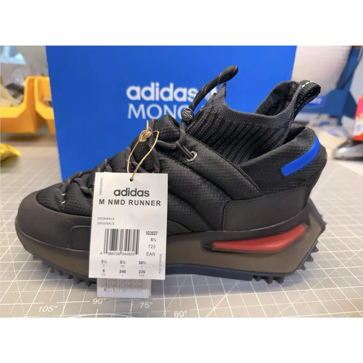 Adidas shoes - adidas Moncler x NMD_S1 GORE-TEX - IG3027 - Black 4