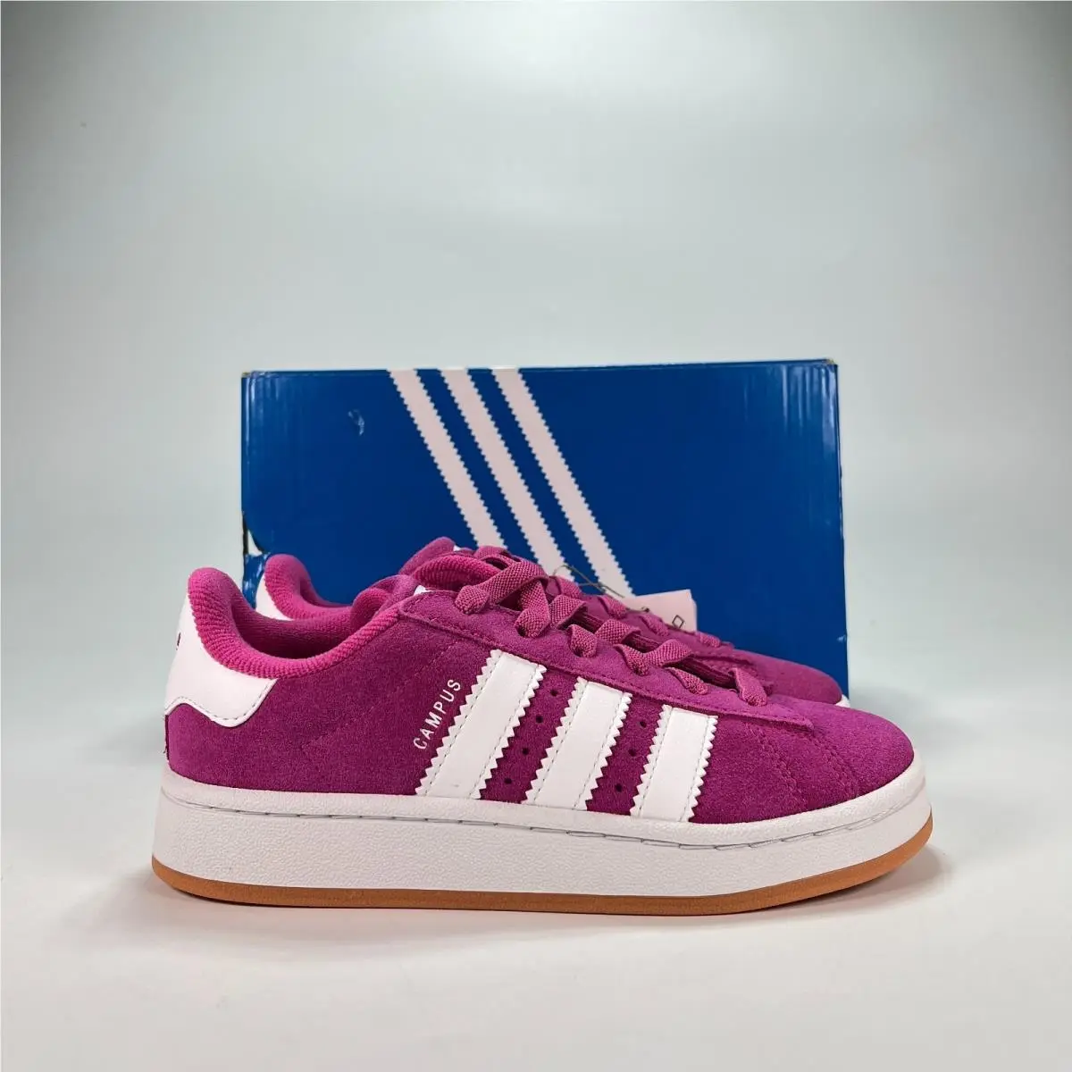 Adidas Campus 00s Semi Lucid Fuchsia Casual Lifestyle Sneakers Shoes Youth Sz 2