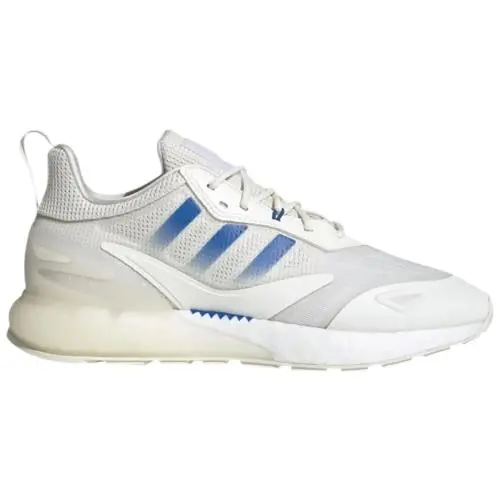 Adidas ZX 2K Boost 2.0 Sneakers W/ Patches White/blue Bird Mens Sz 12 - GX1007