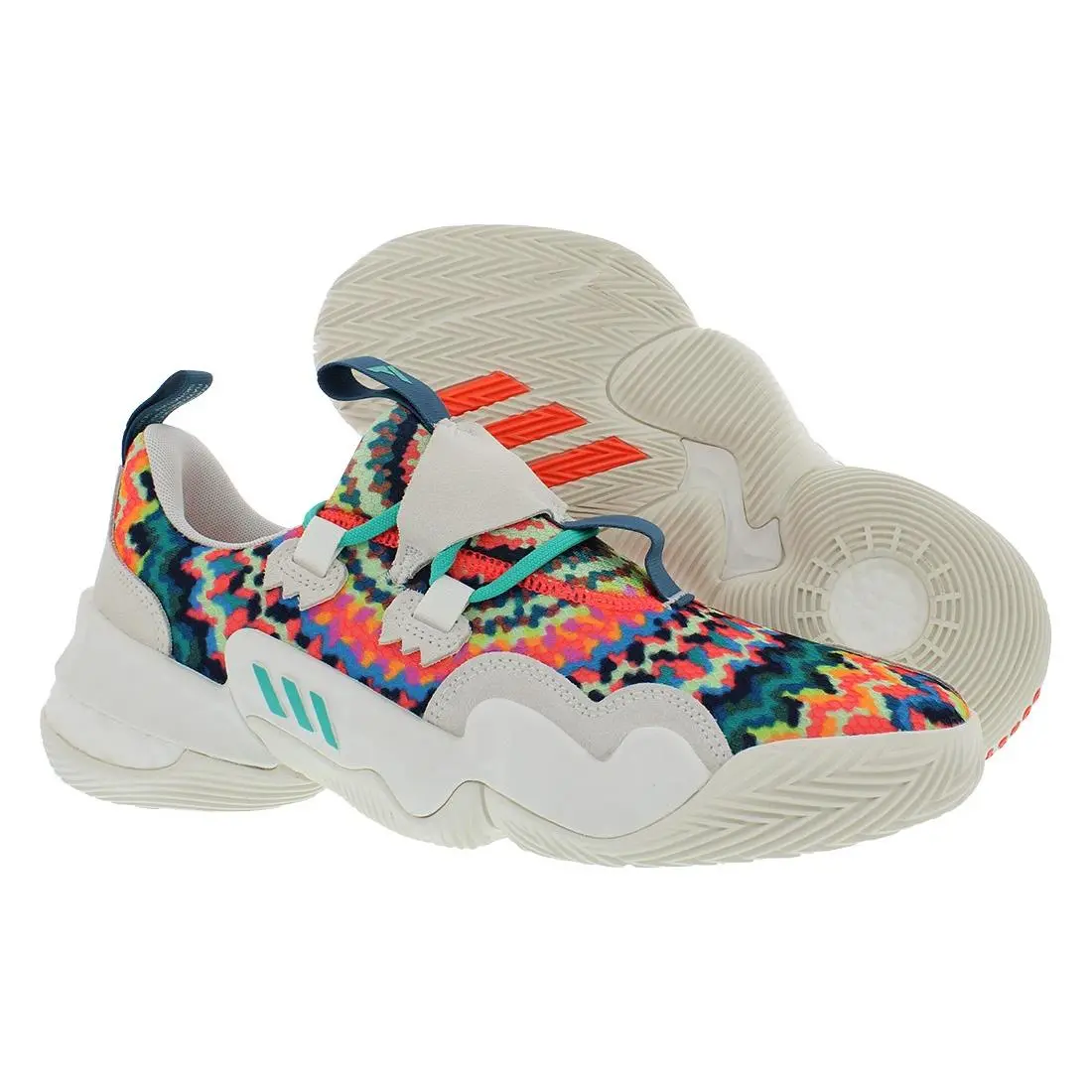 Adidas Trae Young 1 Unisex Shoes Size 7.5 Color: Chalk White/mint Rush/chalk