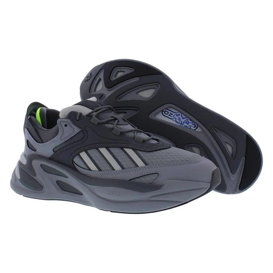 Adidas Ozmorph Mens Shoes Size 10.5 Color: Grey/grey Two/lucid Lemon