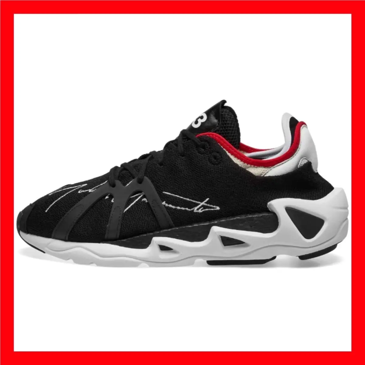 Adidas Y-3 Fyw S-97 Yohji Yamamoto EF2627 Black Mens Size 8.5 NO Lid