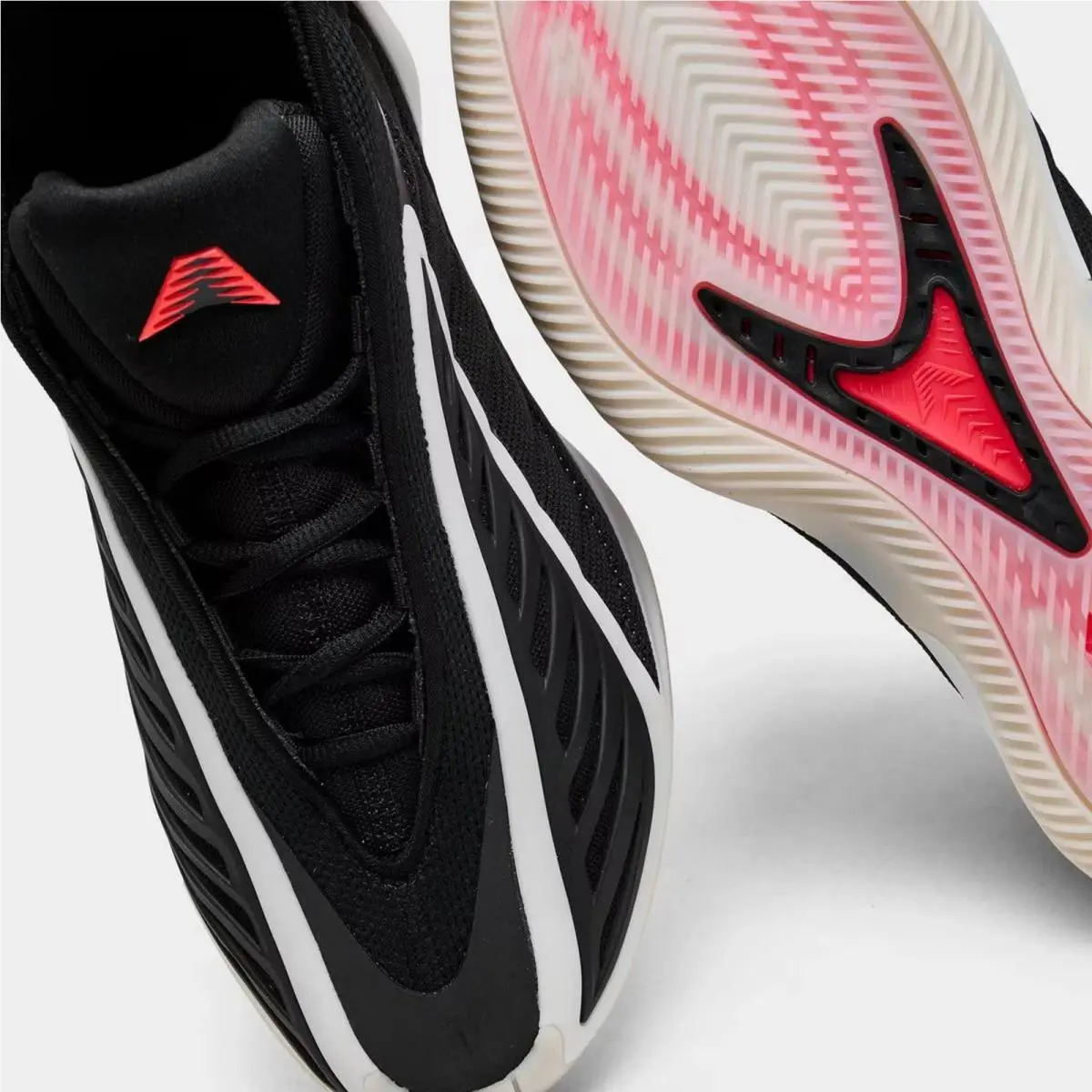Adidas shoes - Adidas Anthony Edwards - Anthony Edwards - Core Black/Zero Metallic/Lucid Red 2