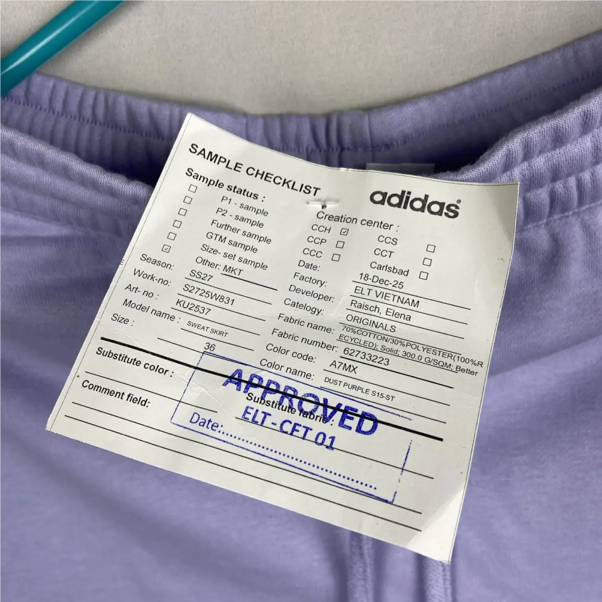 Adidas clothing - Purple 16