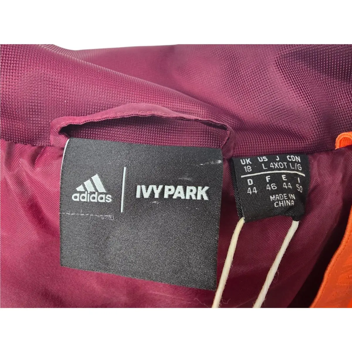 Adidas clothing - ADIDAS Ivy Park Beyonce - Ivy Park Beyonce - Maroon (UPC: 191982497534) 3