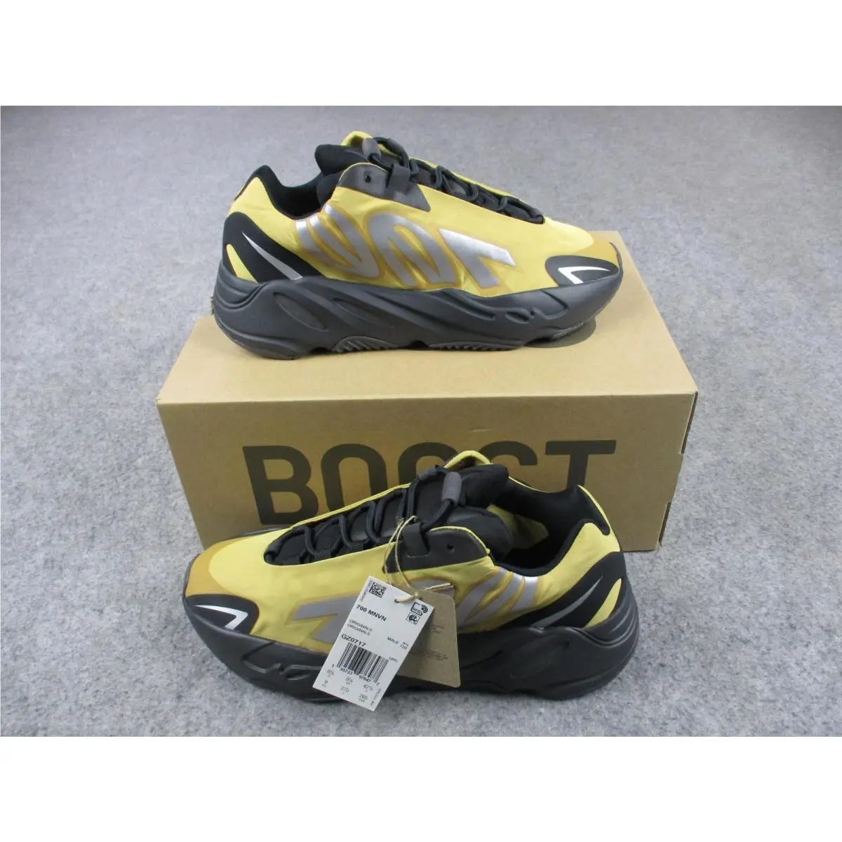 Adidas Shoes Mens 9 Yellow Black Yeezy Boost 700 Honey Flux Sneakers