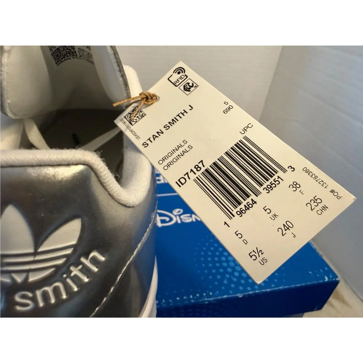 Adidas shoes - adidas Stan Smith - Stan Smith - Silver Metallic/Crystal White 6