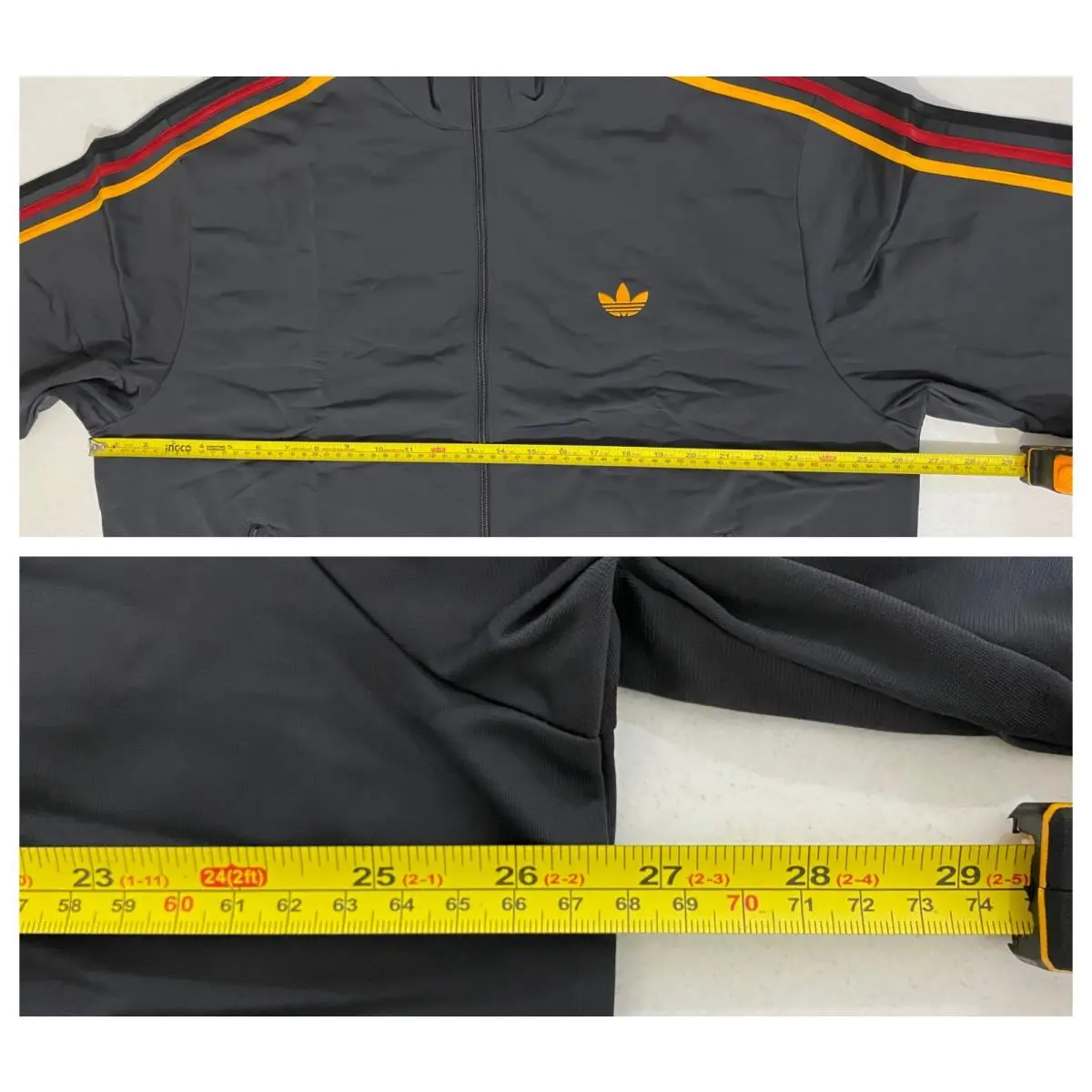 Adidas clothing - adidas Firebird - Firebird - Utility Black / Collegiate Gold / Team Power Red 2 / Black 5