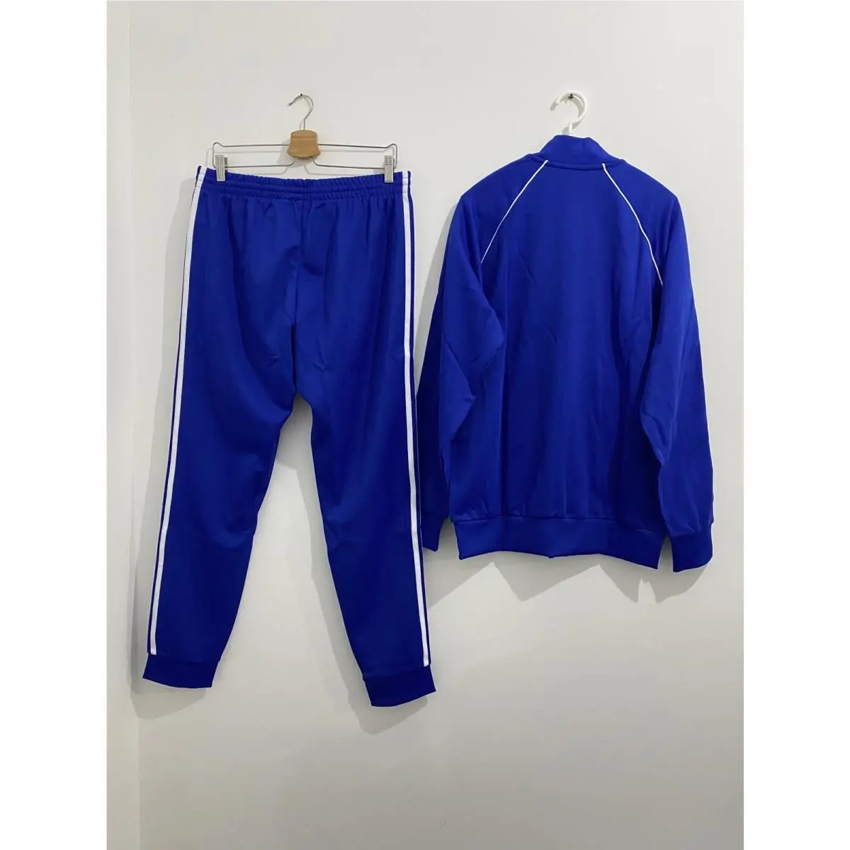 Adidas clothing - Semi Lucid Blue White 1