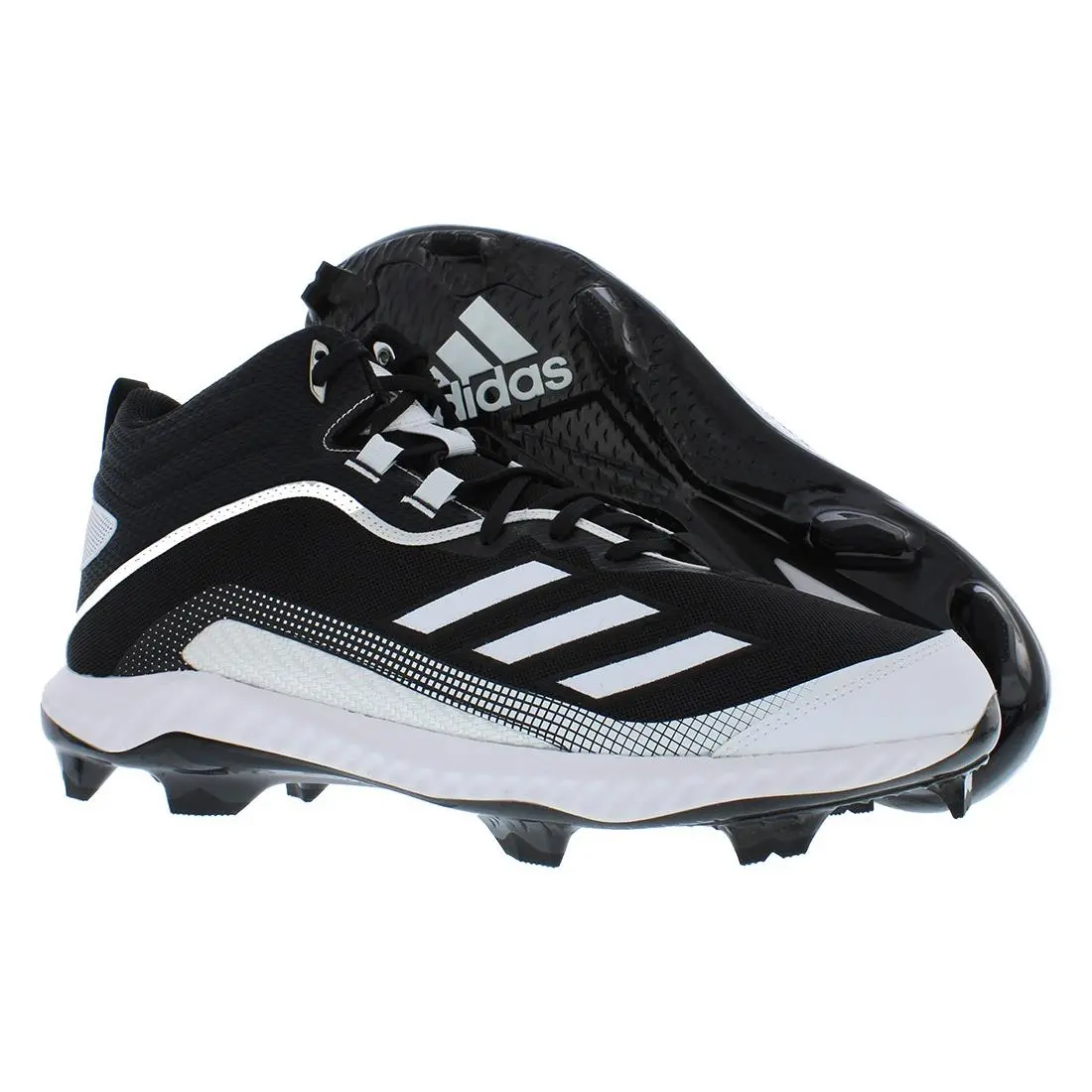 Adidas Icon 6 Bounce Mid Tpu Mens Shoes Size 15 Color: Black/white
