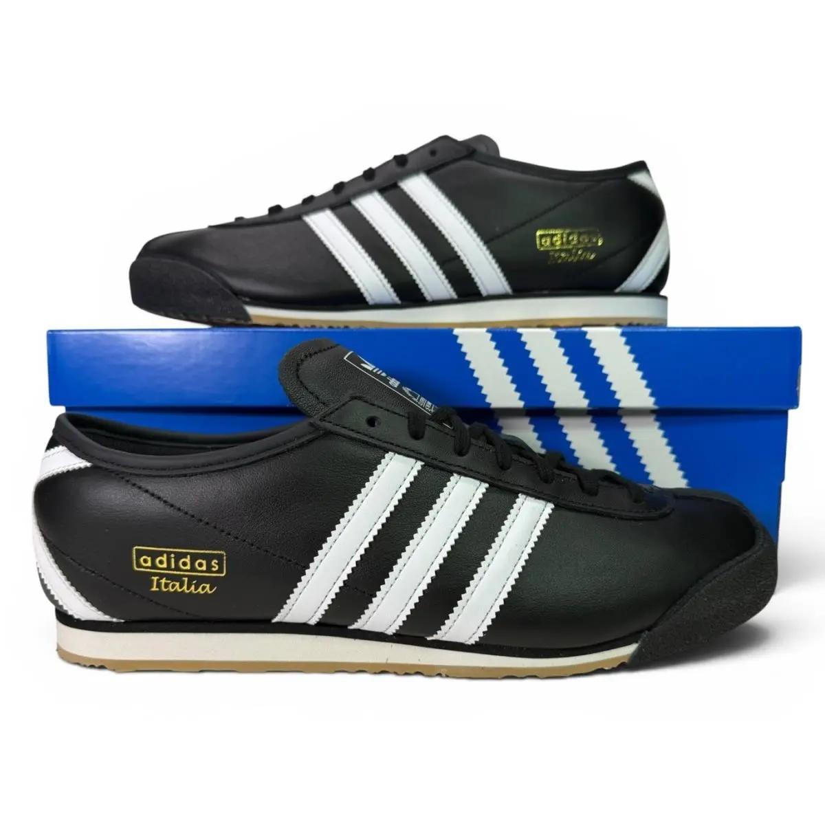 Originals Italia 70`s Sneaker JS1324 Black/white/gum Men`s Shoe Size 10.5 by Adidas