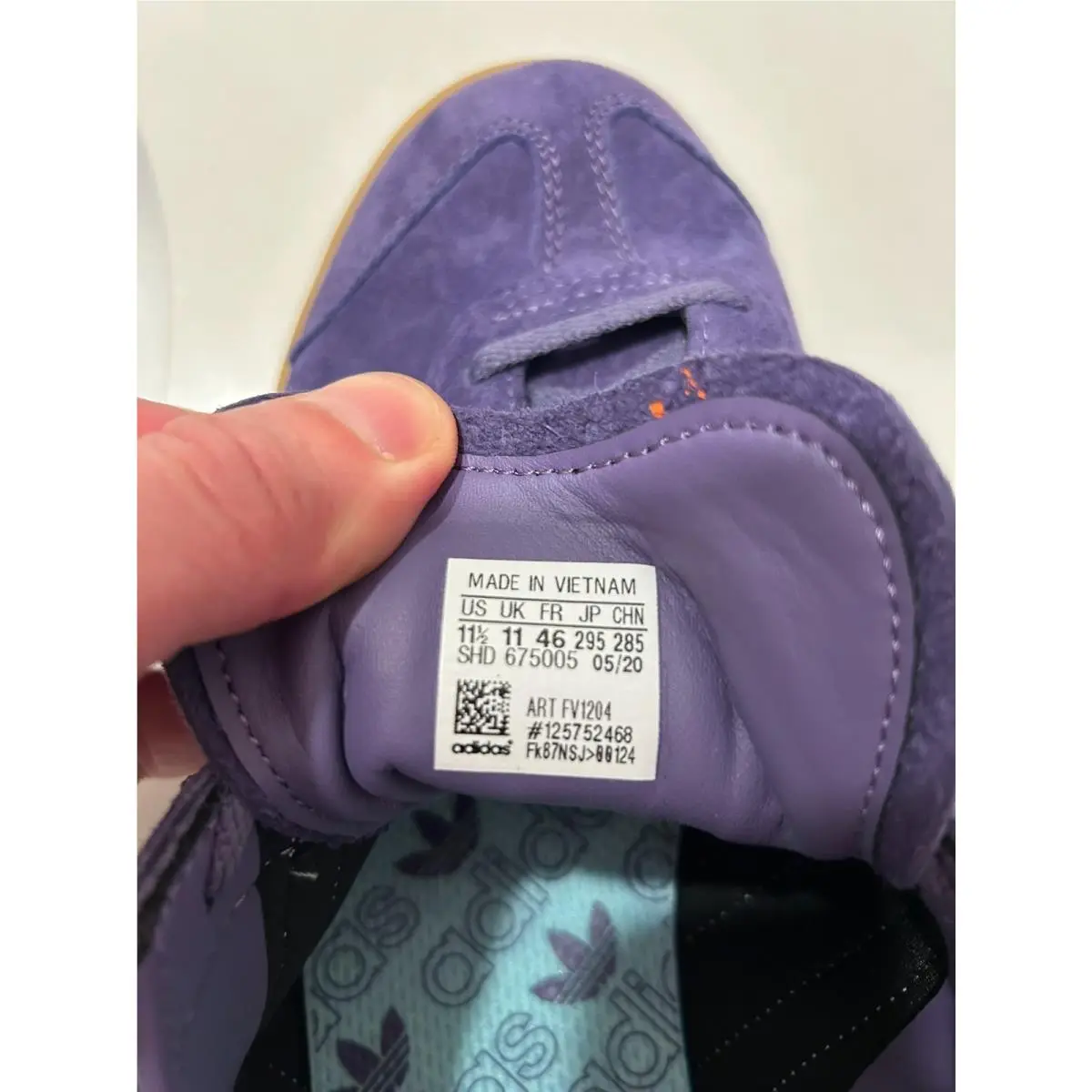 Adidas shoes - adidas Originals Hamburg - Originals Hamburg - FV1204 - Purple (UPC: 4062059901581) 8