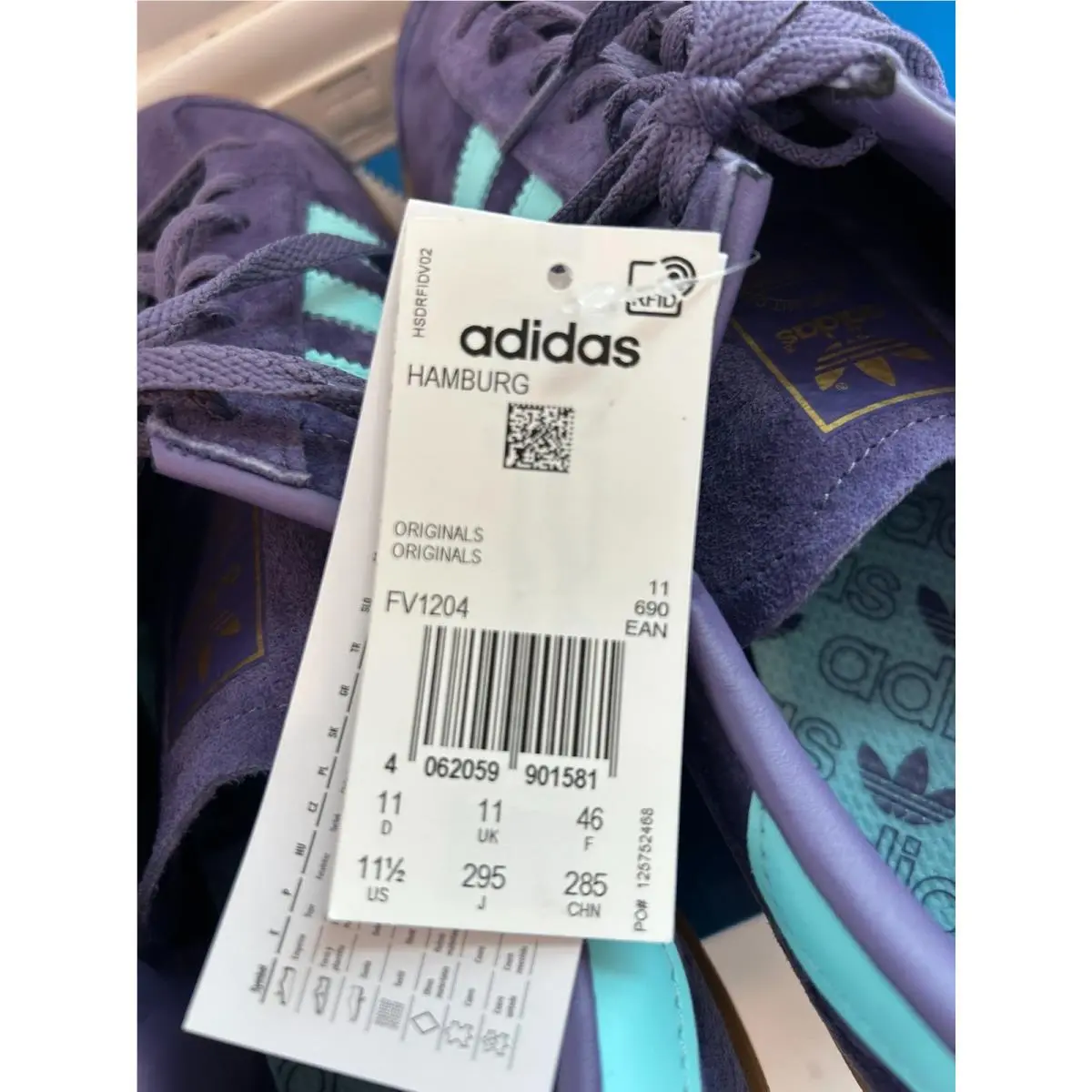 Adidas shoes - adidas Originals Hamburg - Originals Hamburg - FV1204 - Purple (UPC: 4062059901581) 6