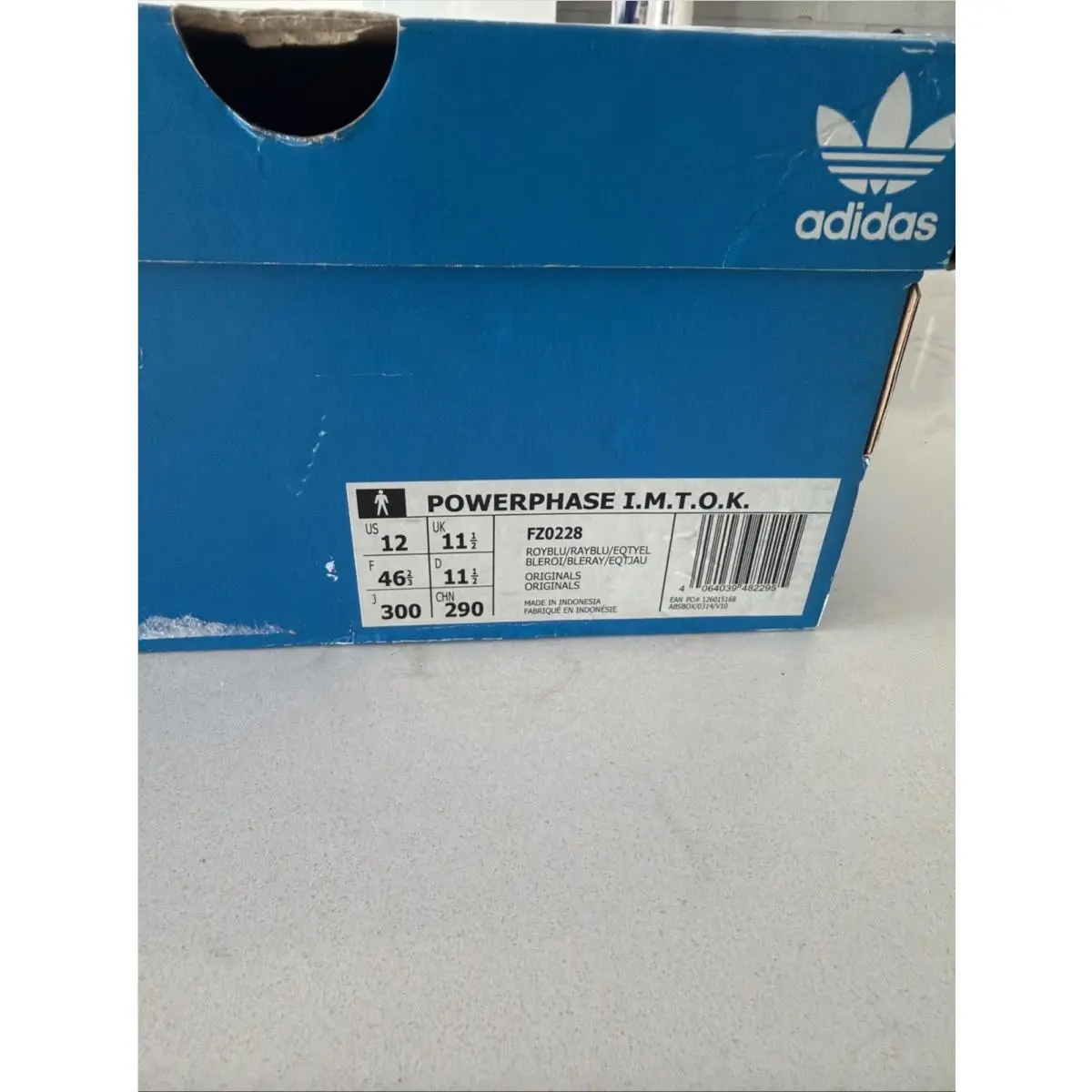 Adidas shoes - adidas Powerphase - Powerphase - FZ0231 - Blue 5