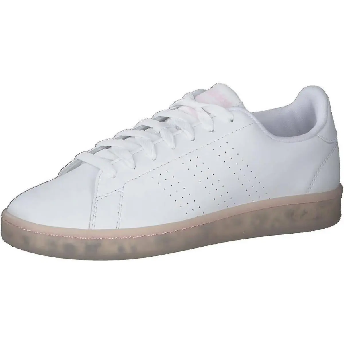 Adidas Advantage Eco Womens Sneakers White Pink FY6032 Size 9.5 M