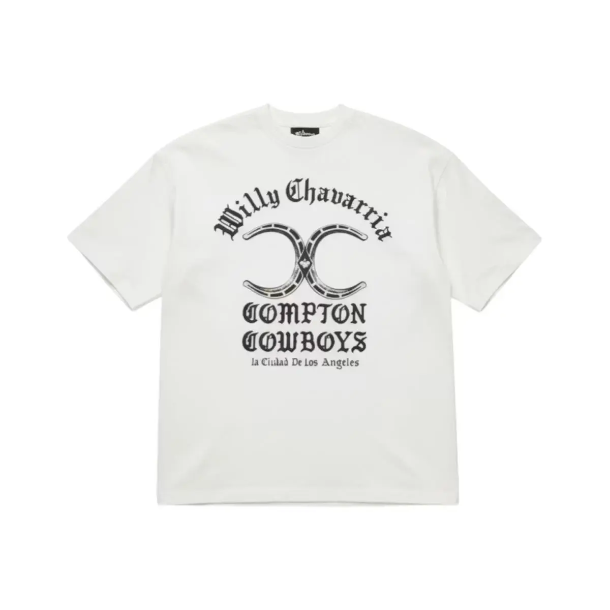 Adidas x Willy Chavarria Compton Cowboys Tee White Off Shirt Size M