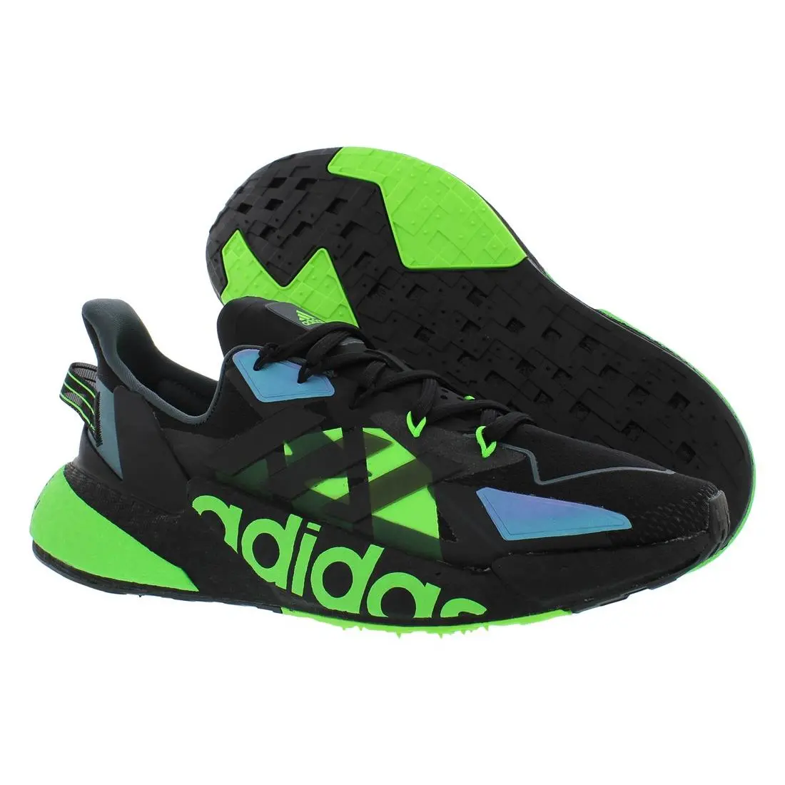 Adidas X9000L4 Mens Shoes Size 7 Color: Black/purple/green
